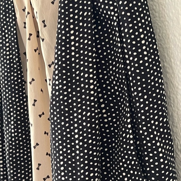 Anthropologie Corey Lynn Calter Black Bow Print Mini Skirt - Picture 3 of 10